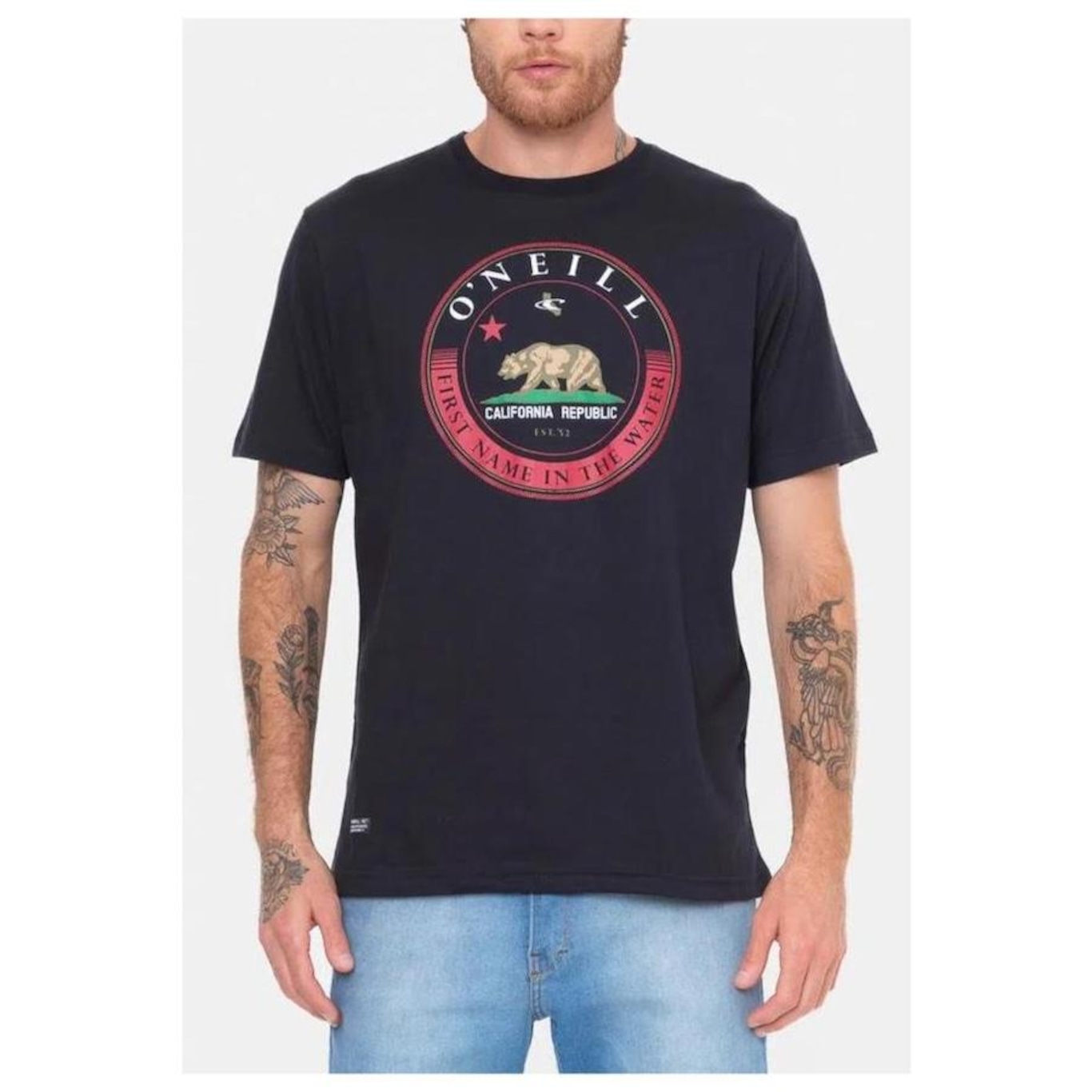 Camiseta O''''Neill Califórnia Republic - Masculina - Foto 1