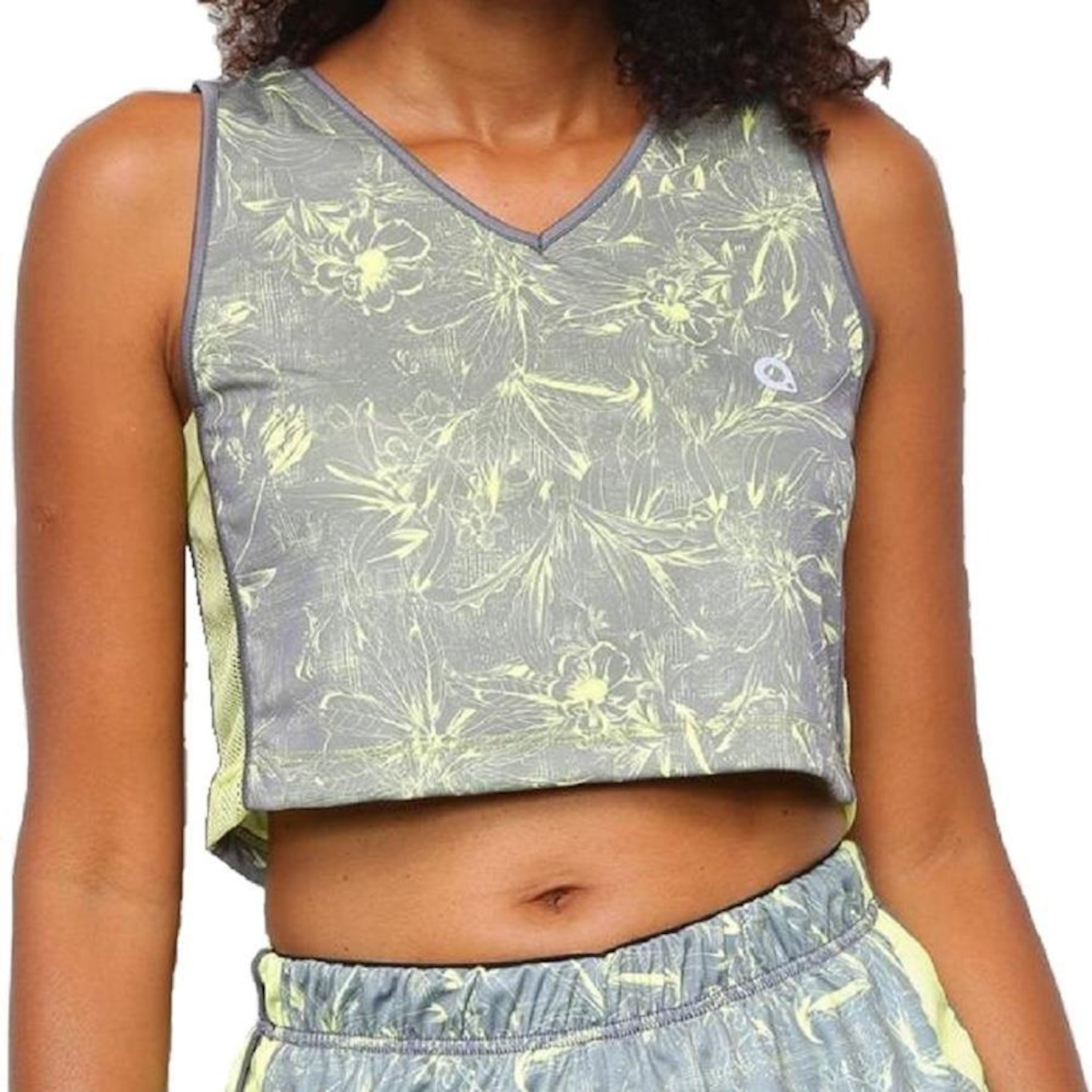 Blusa Cropped Area Destroy - Feminina - Foto 1