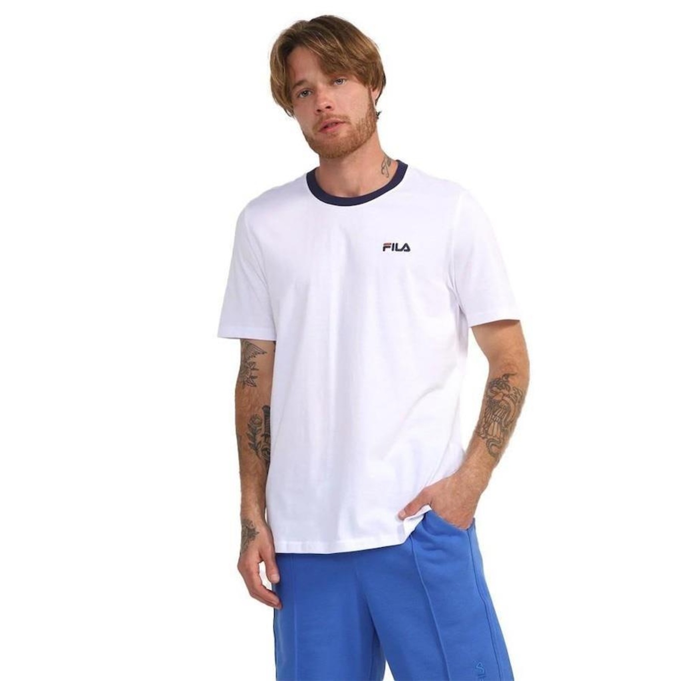 Camiseta Fila Classic - Masculina - Foto 1