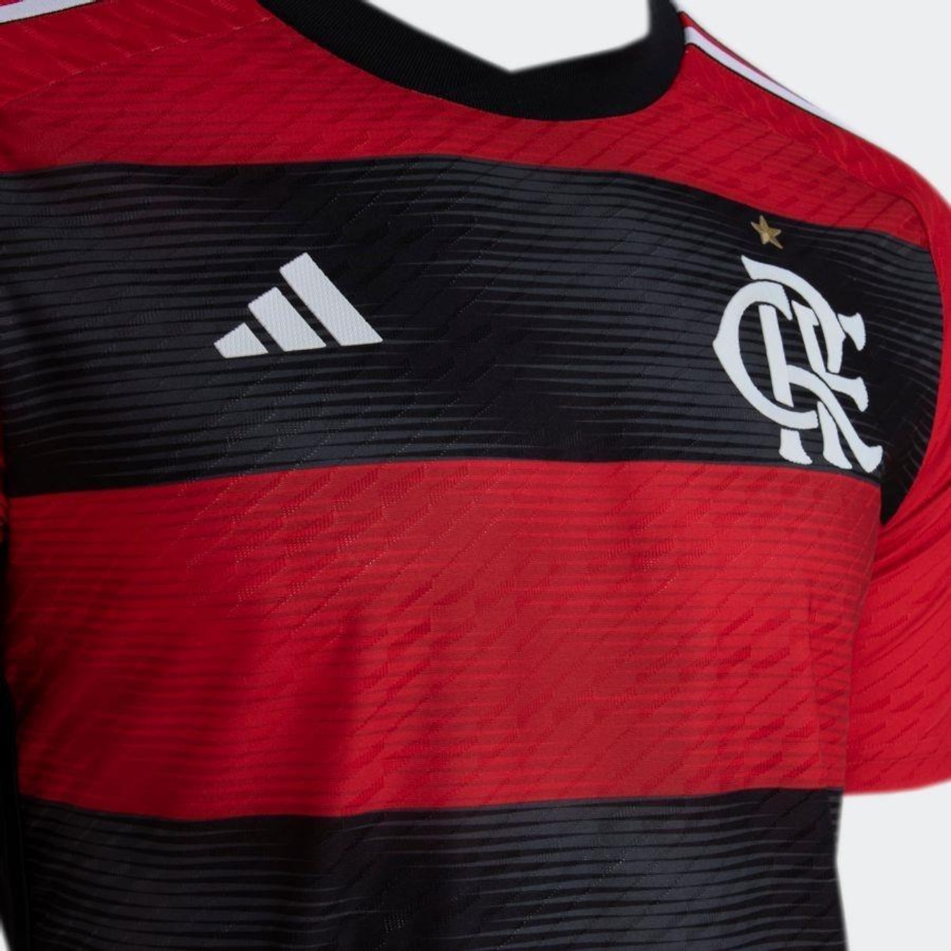 Camisa 1 do Flamengo Authentic adidas - Masculina - Foto 5