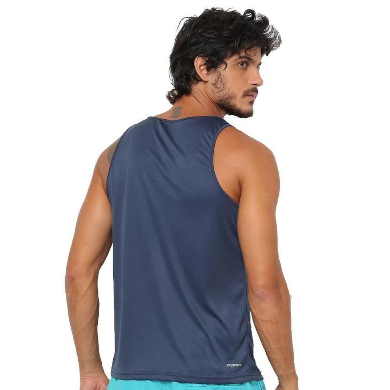 Camiseta Regata Speedo Basic Interlock - Masculina - Foto 2