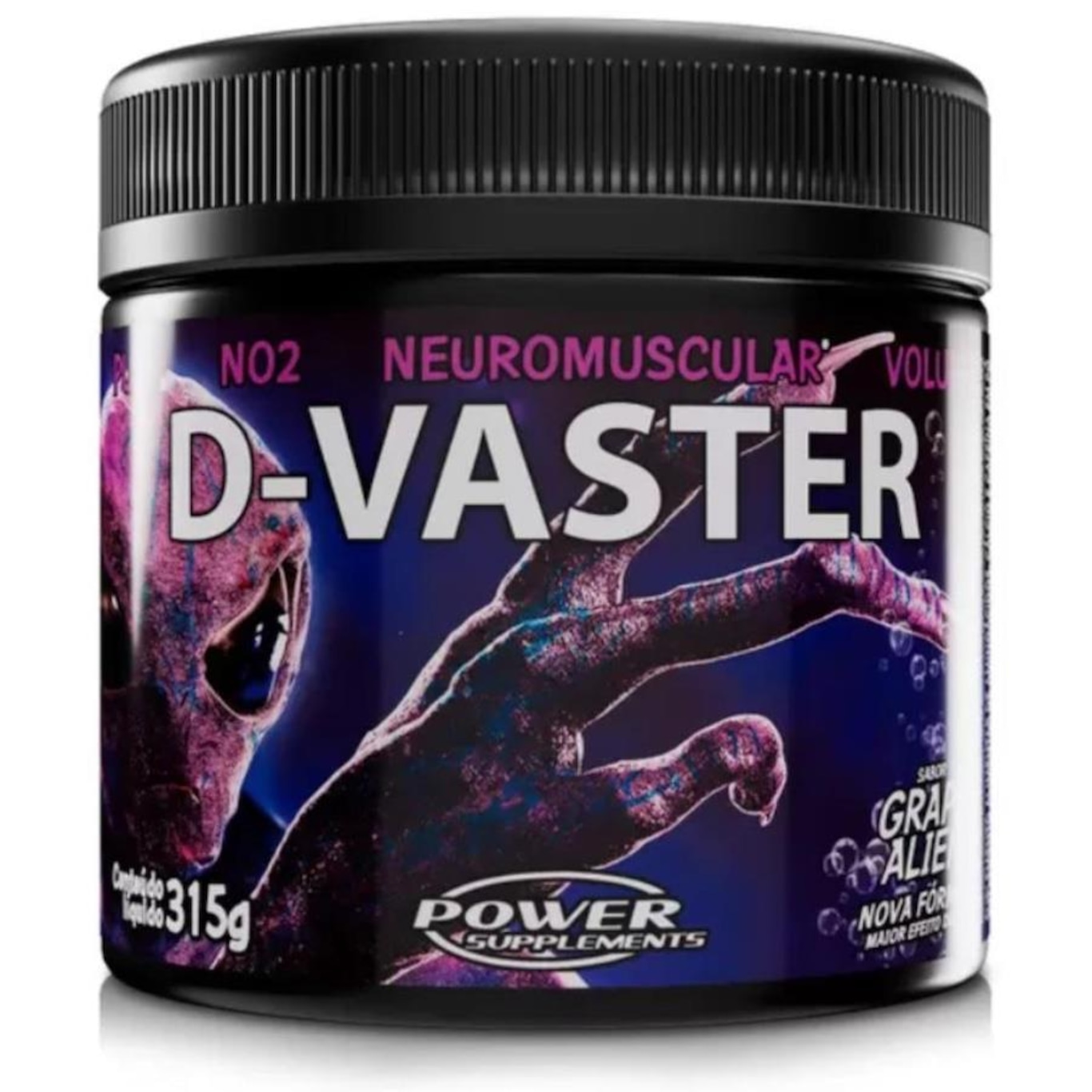 D-Vaster Neuromuscular Power Supplements Grape Alien - 315g - Foto 1