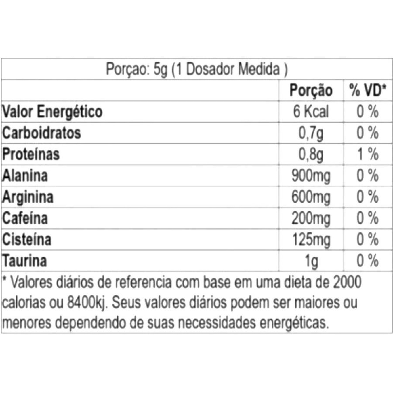 D-Vaster Neuromuscular Power Supplements Grape Alien - 315g - Foto 2