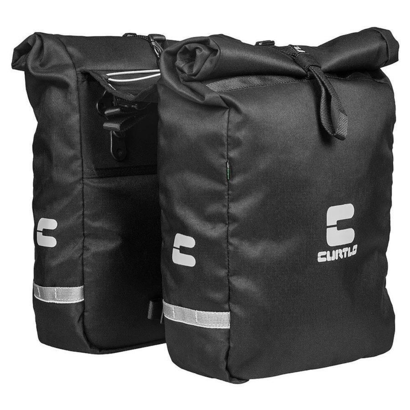 Alforje de Bike Curtlo Fold 24L Fast Clip - 12 Litros Cada Lado - Foto 1