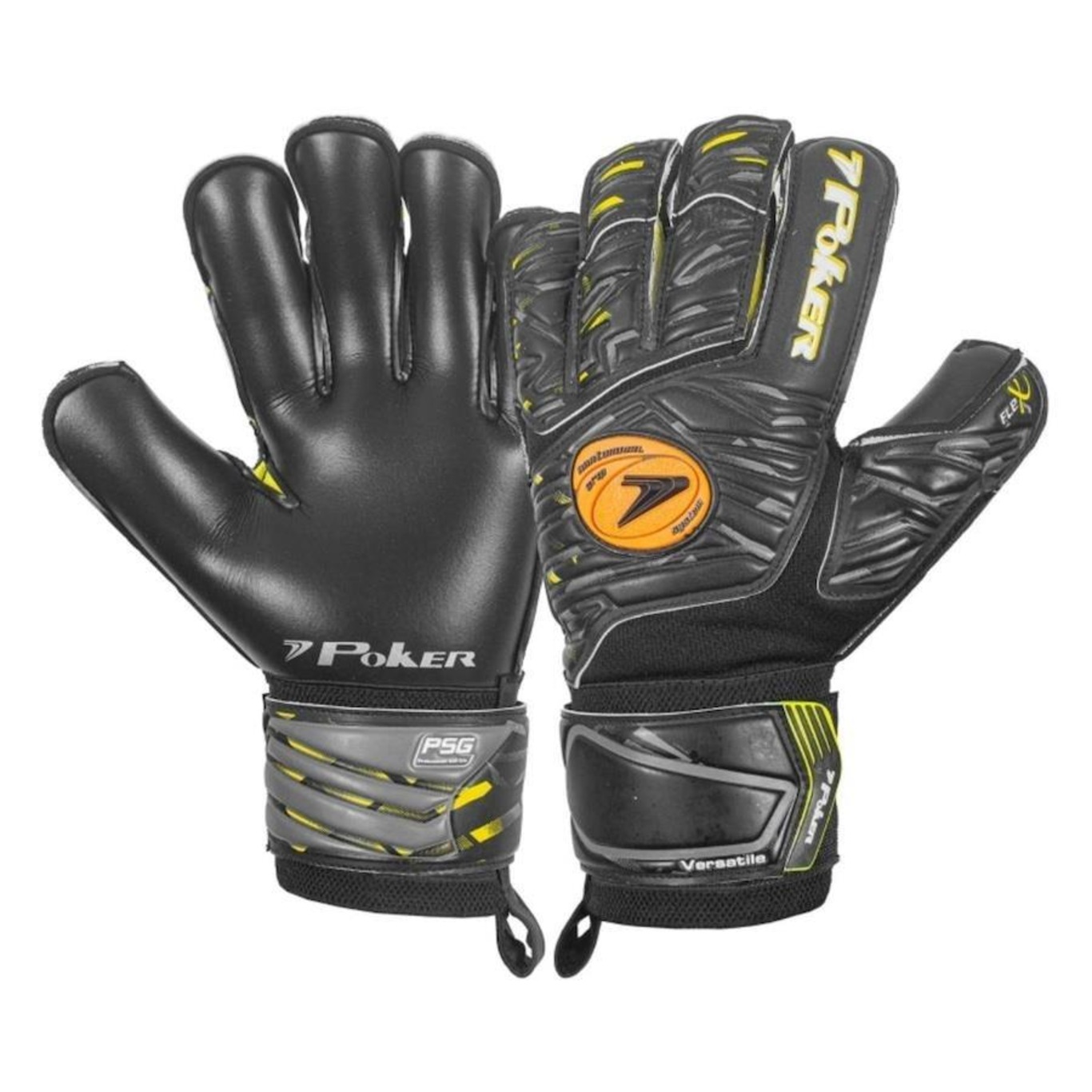 Luvas de Goleiro Poker Profissional Versatile - Adulto - Foto 2