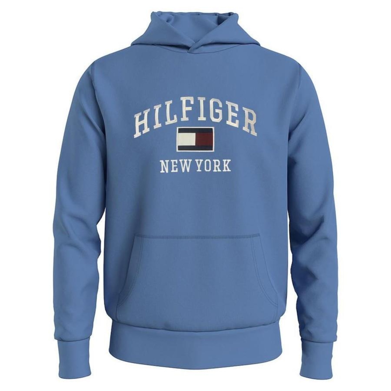 Blusão de Moletom Tommy Hilfiger Canguru Wcc Modern Varisty Hoody - Masculino - Foto 1