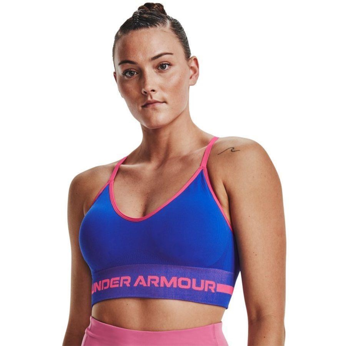 Top Fitness Under Armour Seamless Low Long - Feminino - Foto 1