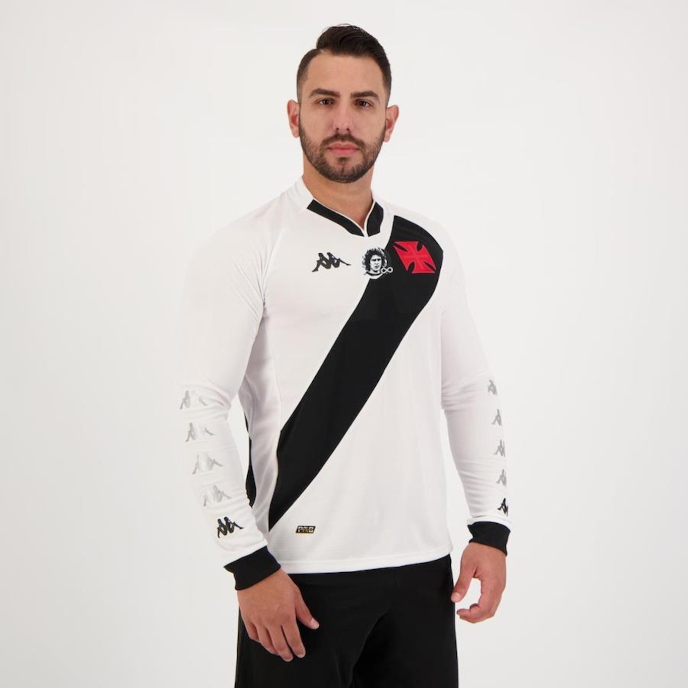 Camisa Vasco II 2022 Manga Longa Dinamite Eterno Kappa - Masculina - Foto 2