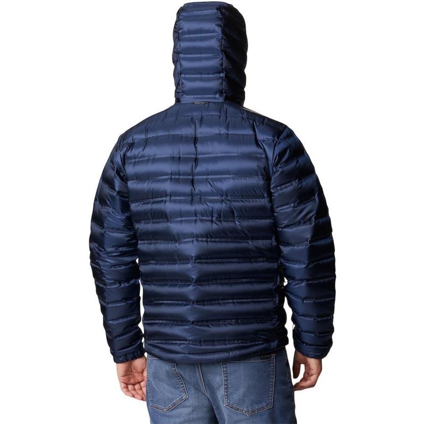 Jaqueta com Capuz Columbia Down Pebble Peak Hooded - Masculina - Foto 3