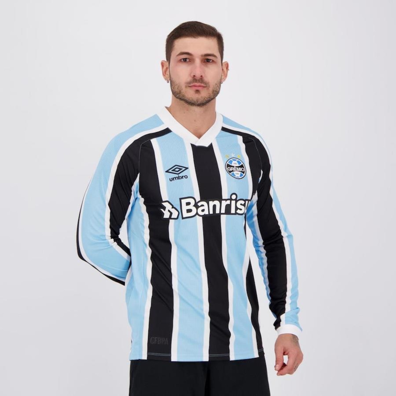 Camisa do Grêmio I 2021 Manga Longa Suarez 9 Umbro - Masculina - Foto 3