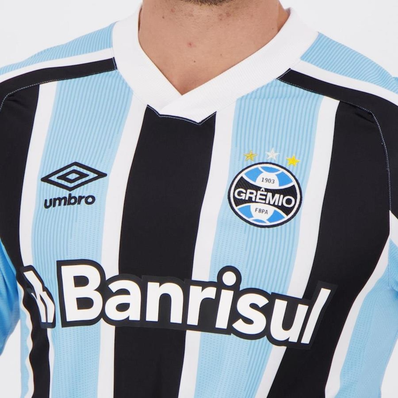 Camisa do Grêmio I 2021 Manga Longa Suarez 9 Umbro - Masculina - Foto 4