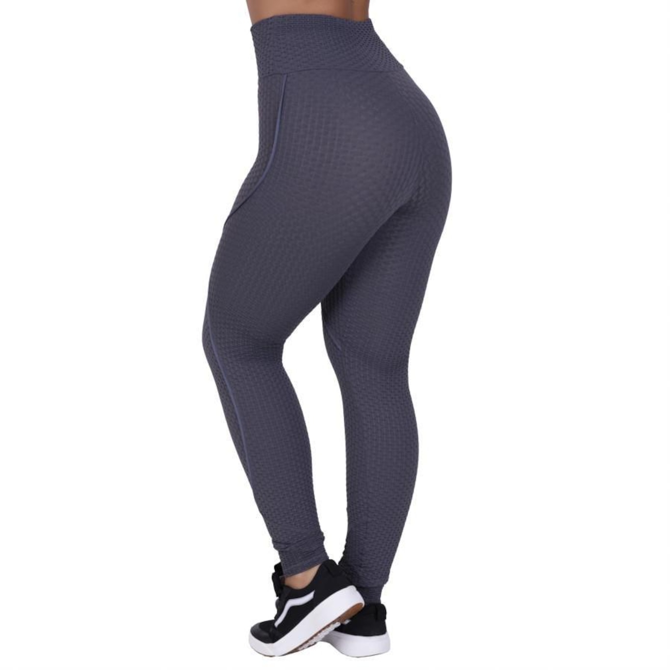 Calça Legging Orbis Fitness Textura Relevo - Feminina - Foto 3