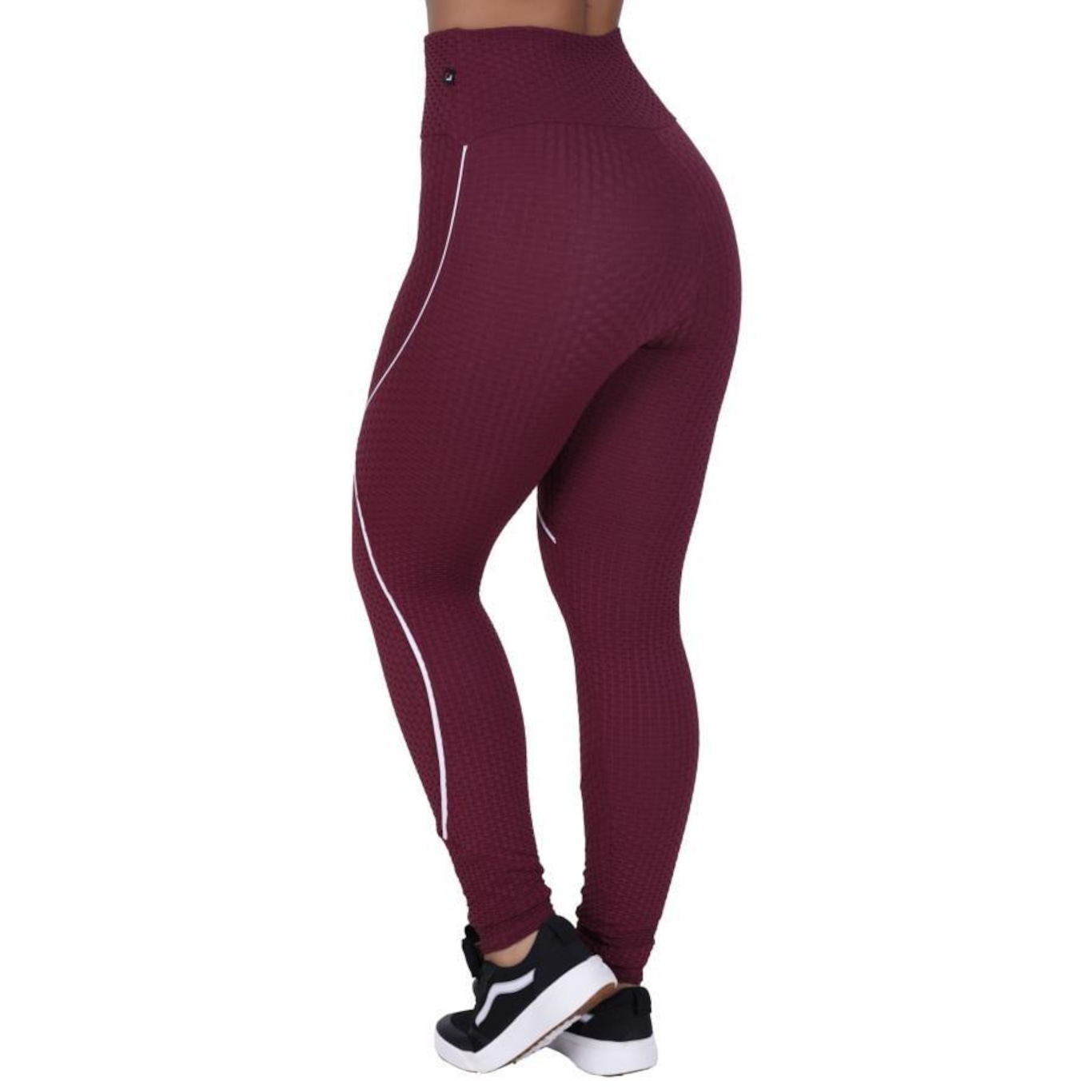 Calça Legging Orbis Fitness Textura Relevo - Feminina - Foto 2