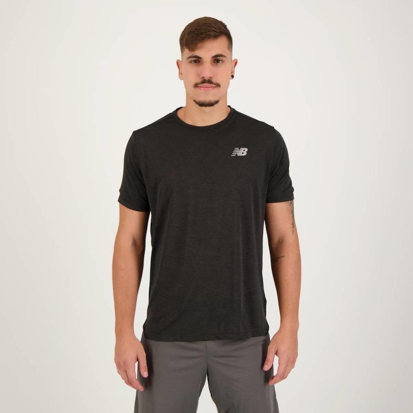 Camiseta New Balance Impact Run - Masculina - Foto 1