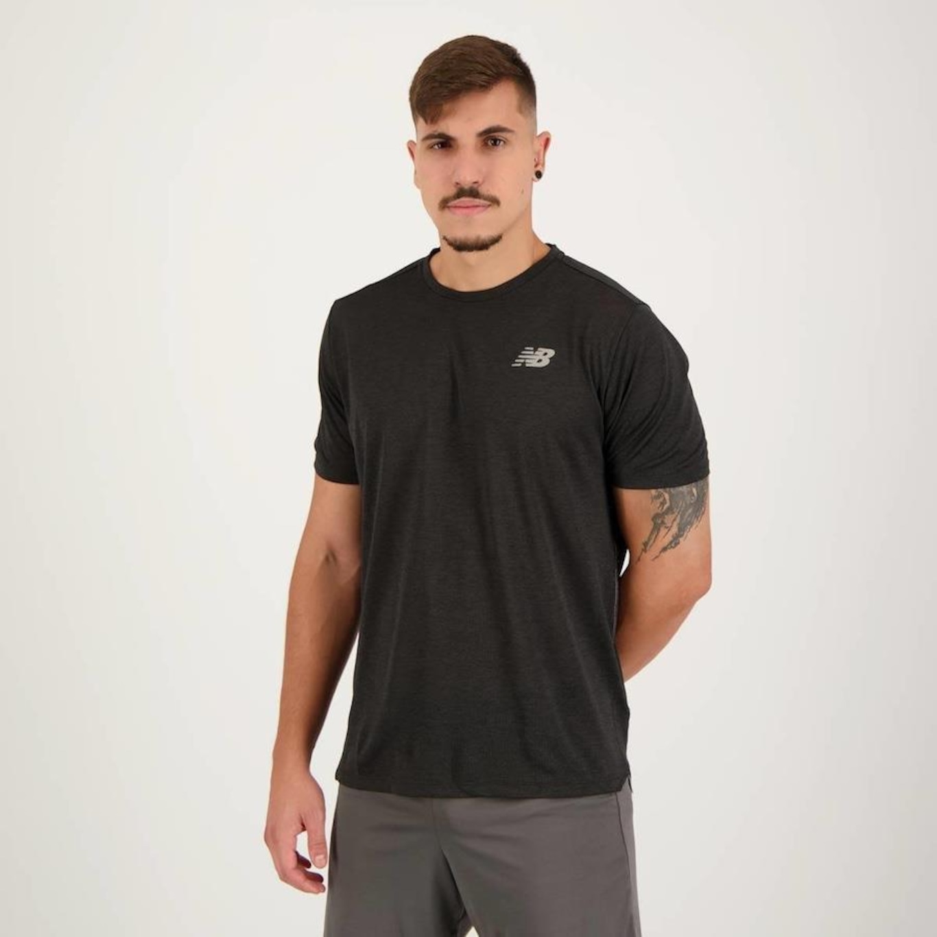 Camiseta New Balance Impact Run - Masculina - Foto 2