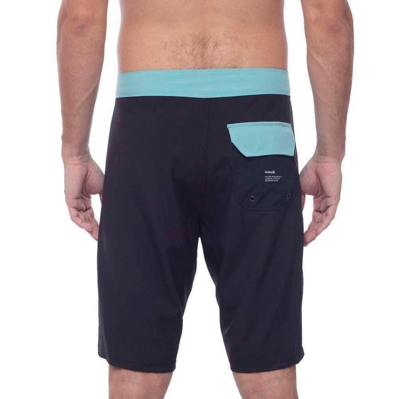 Bermuda Hurley Block 19,5" - Masculina - Foto 1