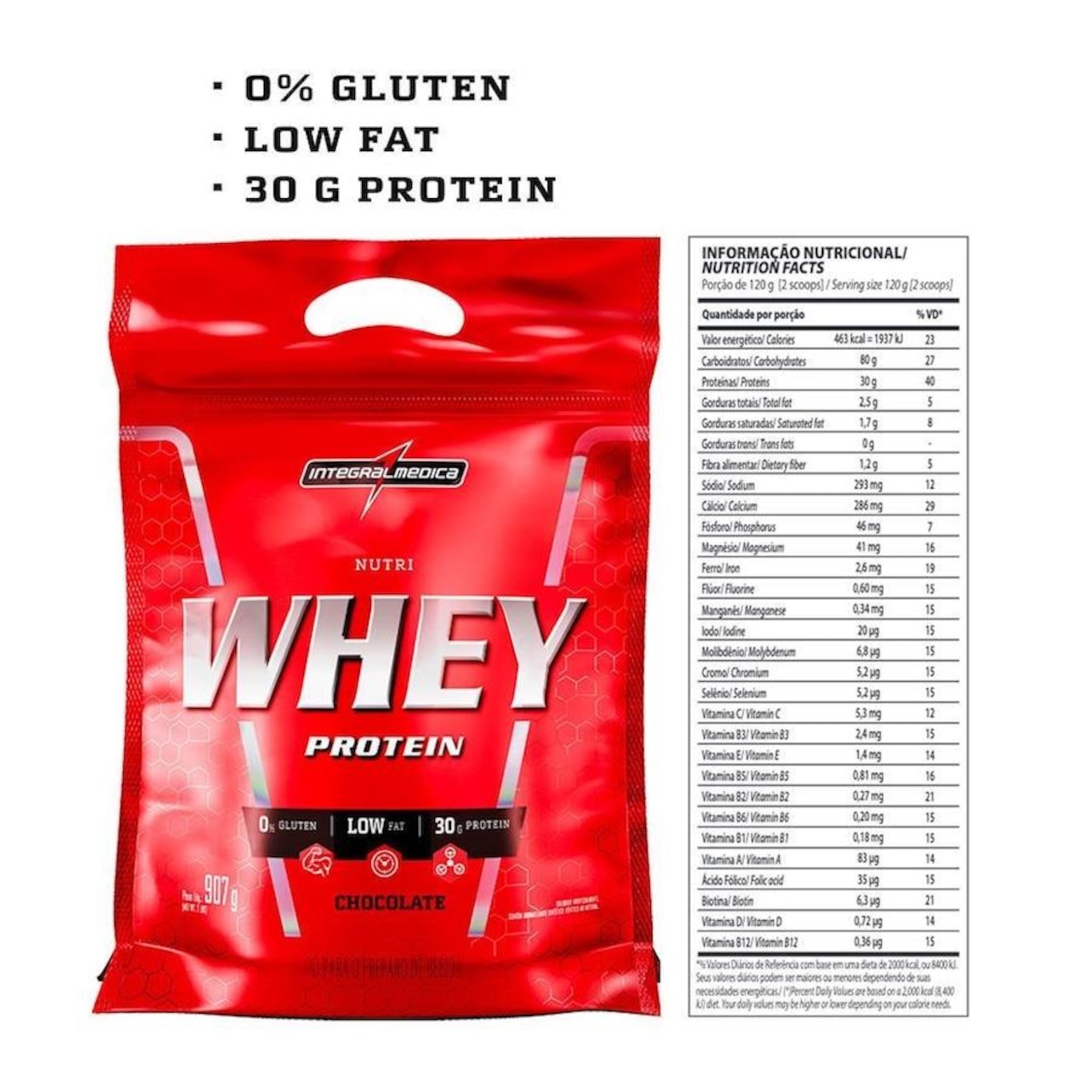 Nutri Whey Protein Integralmédica Pouch 1 8kg Em Promoção Centauro