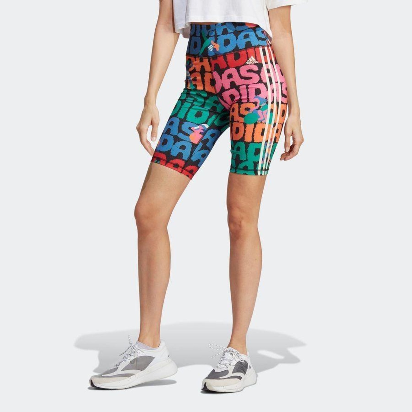 Adidas Shorts Malha Estampa FARM Rio - Compre Agora