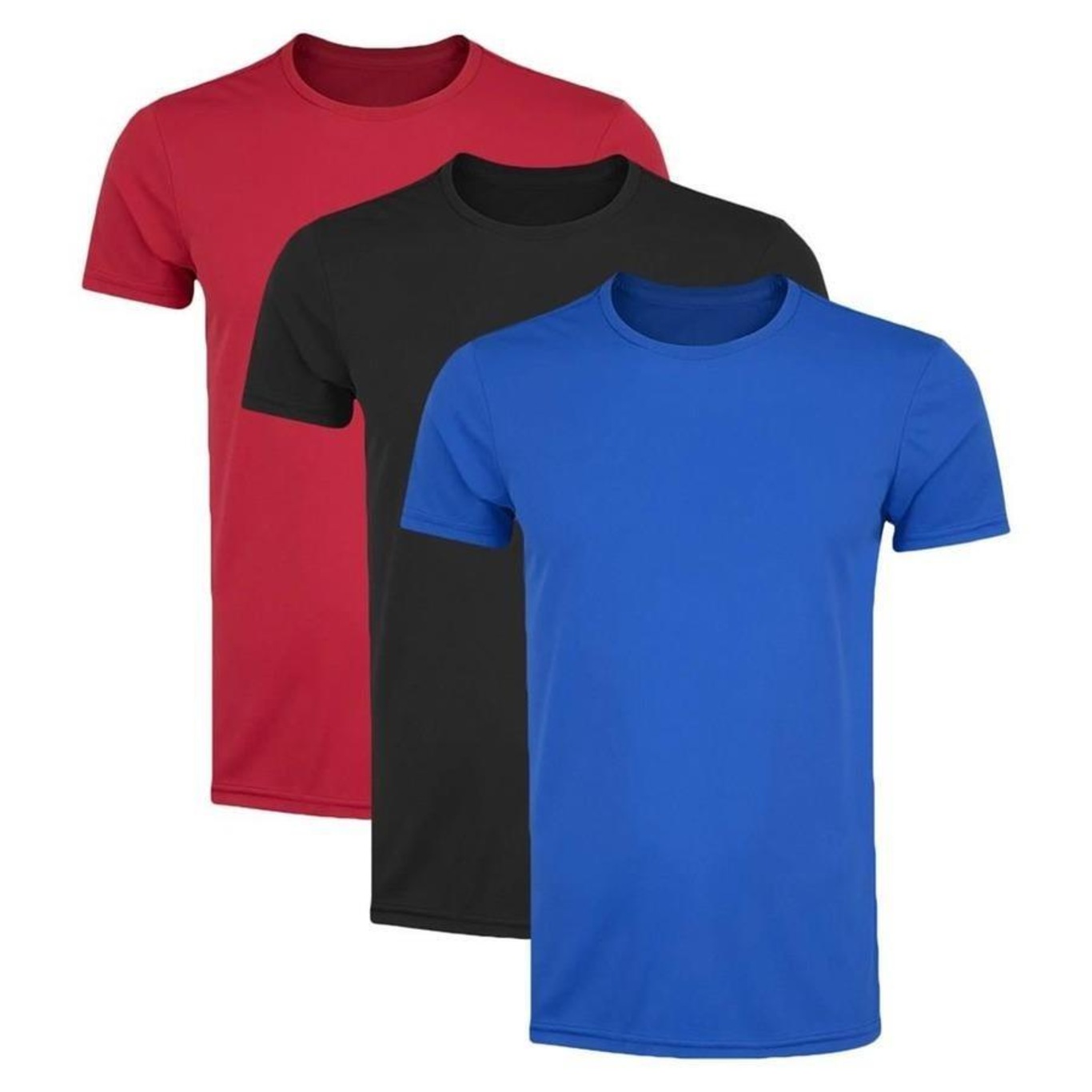 Kit Camisetas PMC Básica - 3 Unidades - Masculina - Foto 1