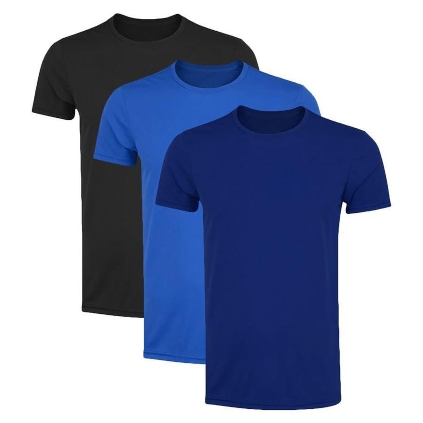 Kit Camisetas PMC Básica - 3 Unidades - Masculina - Foto 1