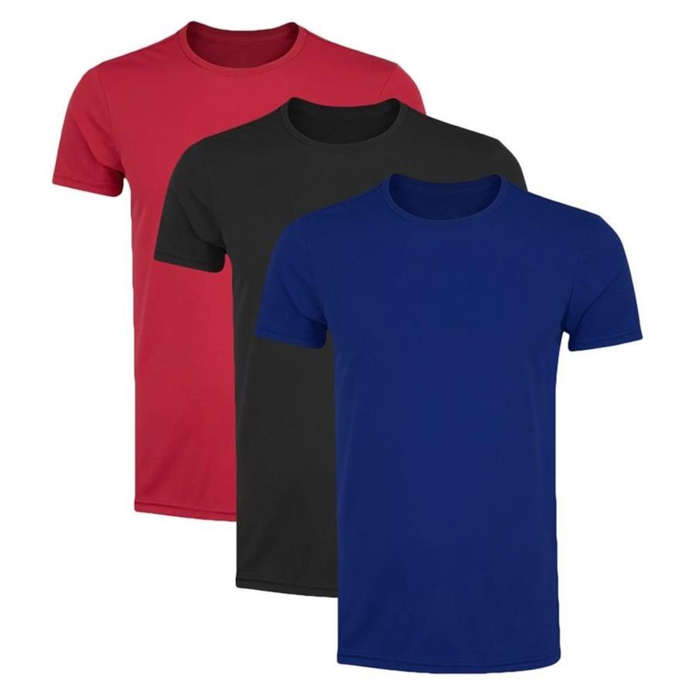 Kit Camisetas PMC Básica - 3 Unidades - Masculina - Foto 1