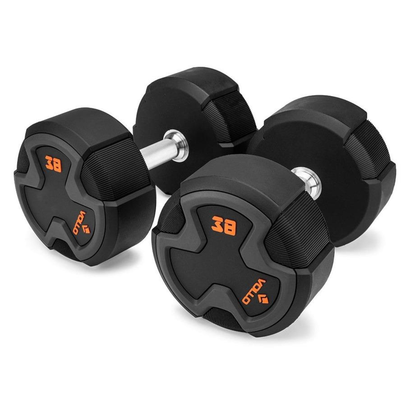 Halter Dumbbell Vollo Academia Musculação - 38kg - Foto 3