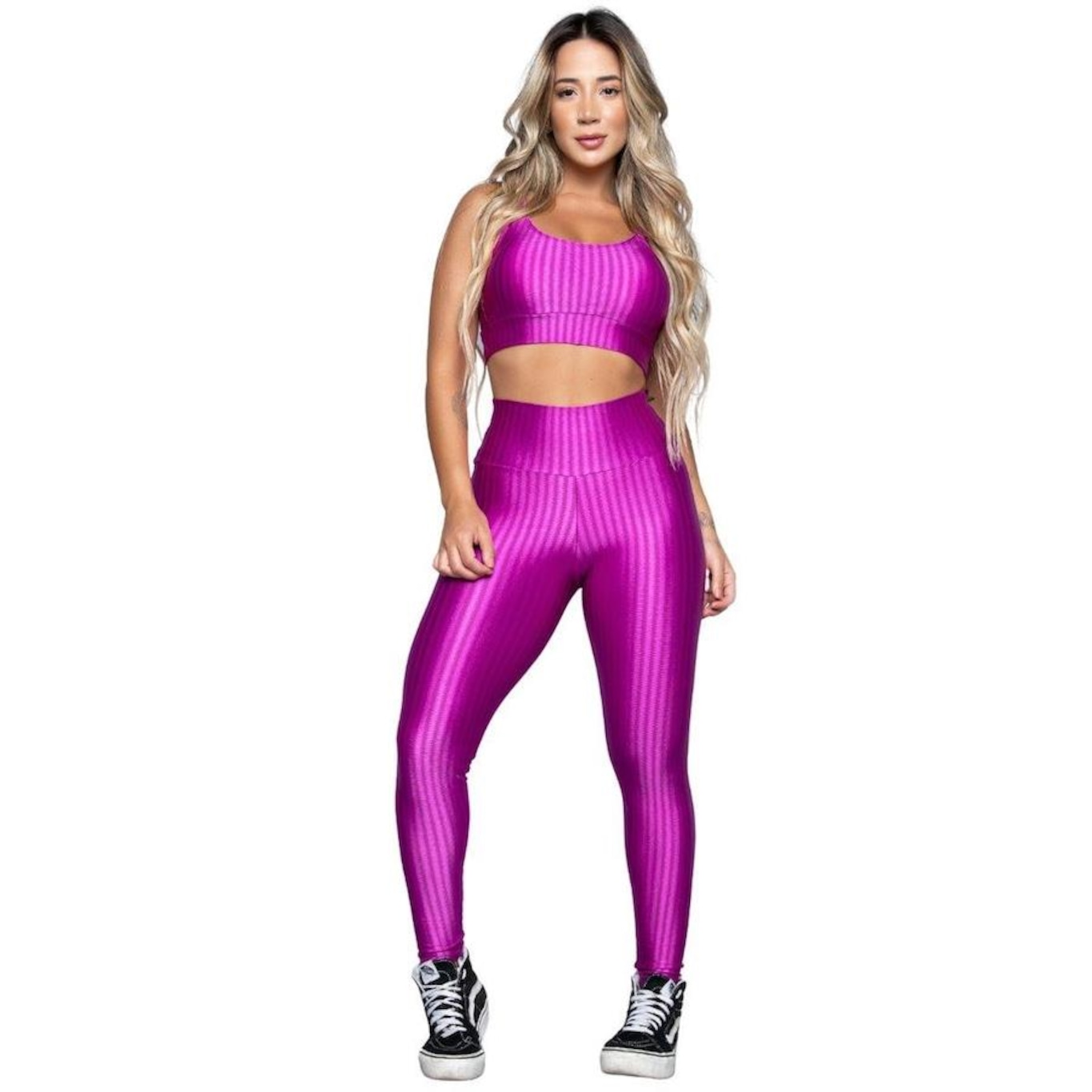 Conjunto Fitness New Zig 3D - Feminino - Foto 3