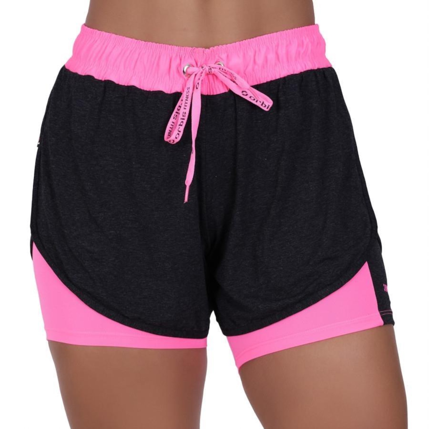 Shorts de Corrida Orbis com Bolso - Feminino - Foto 1