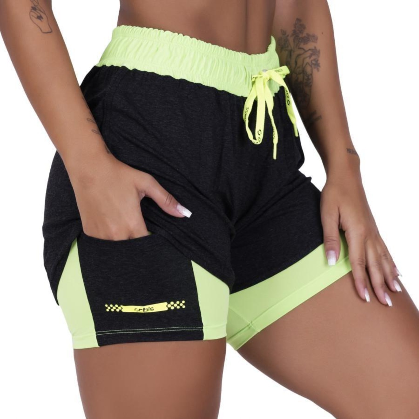 Shorts de Corrida Orbis com Bolso - Feminino - Foto 5