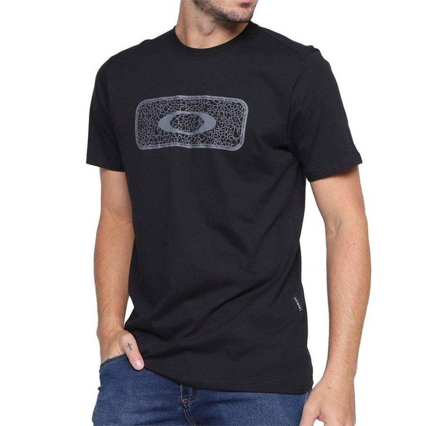 Camiseta Oakley Silk Logo Graphic Tee White - Masculina