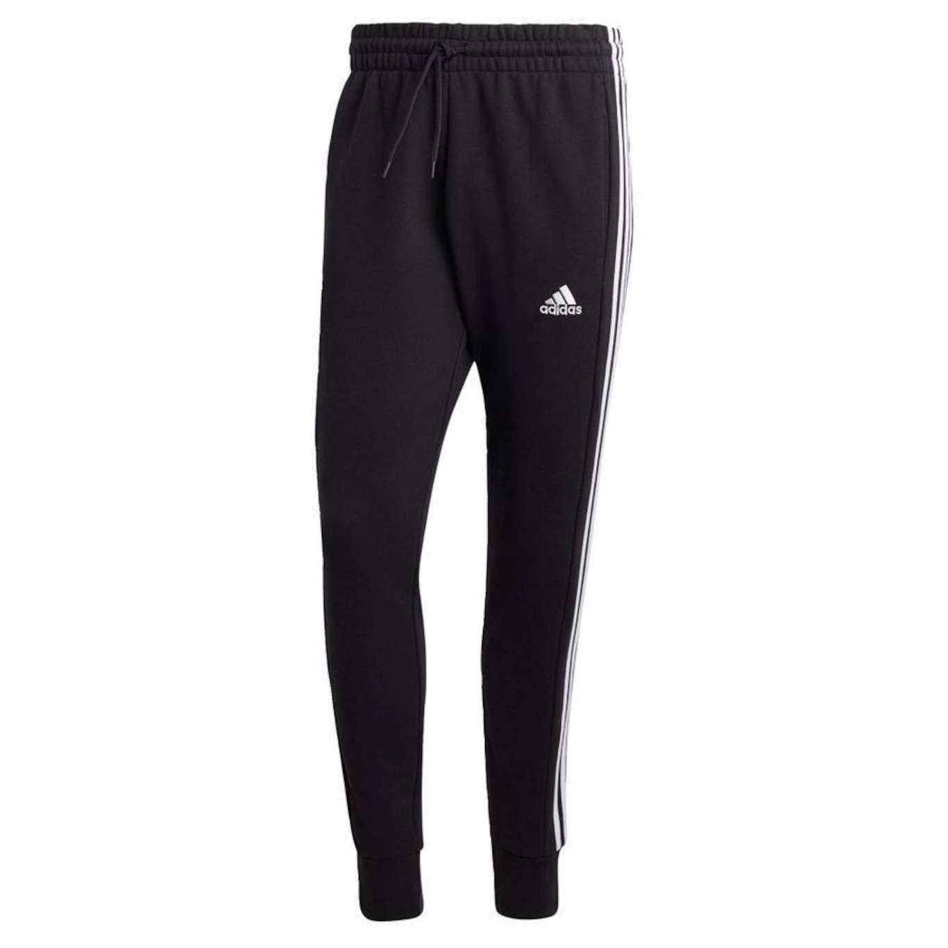 Calça adidas 3 Stripes French Terry com Punho - Masculina - Foto 2