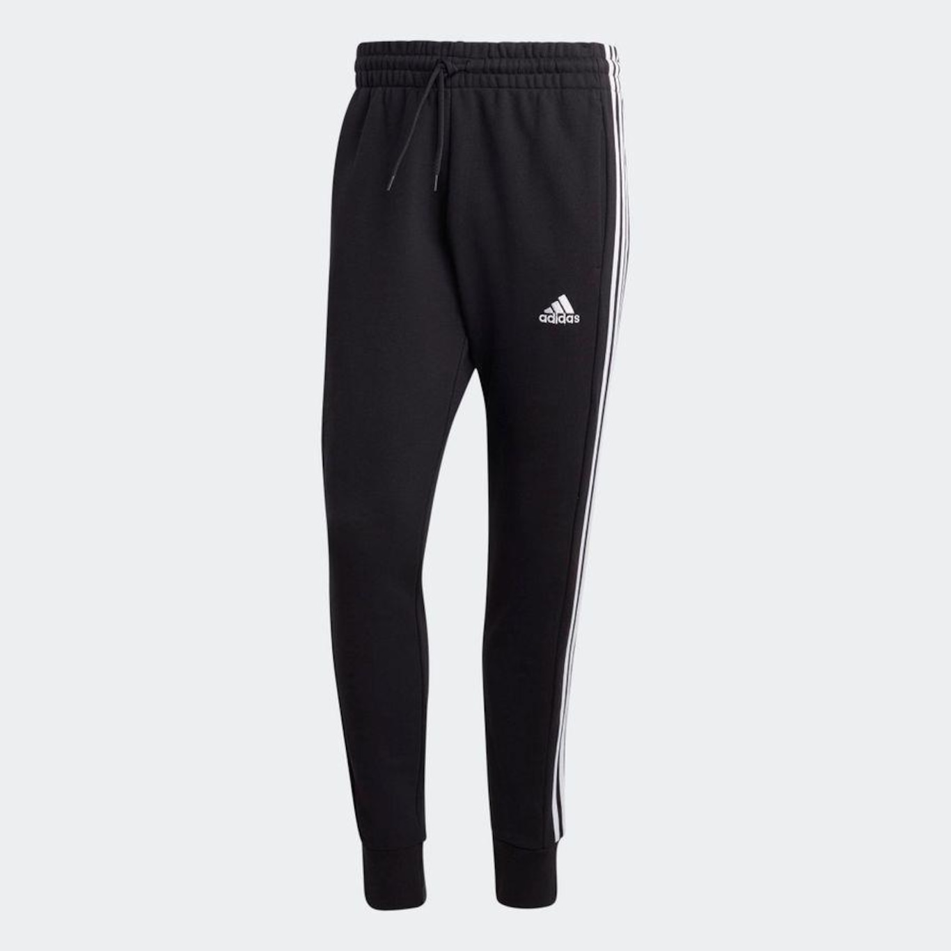 Calça adidas 3 Stripes French Terry com Punho - Masculina - Foto 3