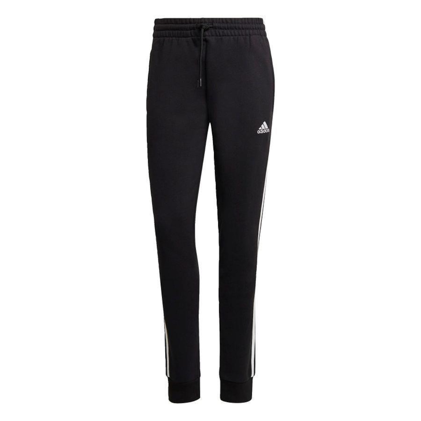 Calça adidas 3 Stripes com Punho - Feminina - Foto 1