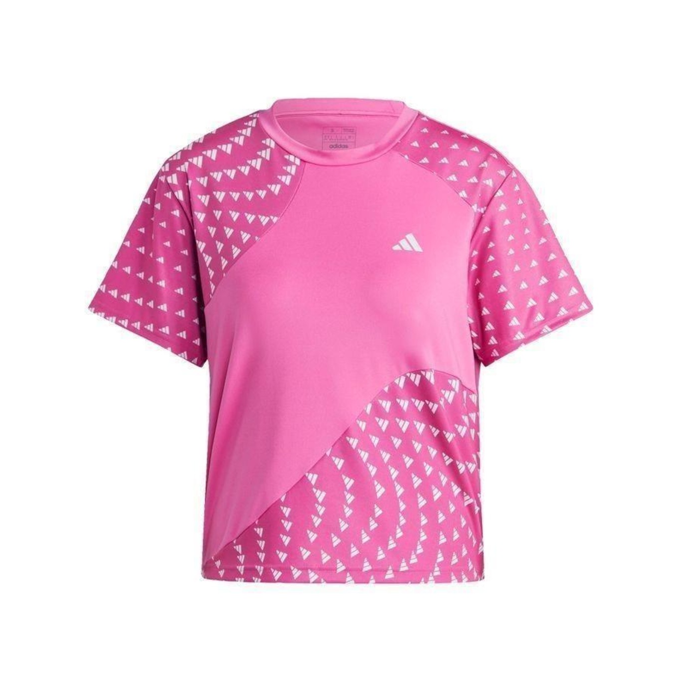 Camisa Adidas Run It Brand Love Feminina Preto / Branco