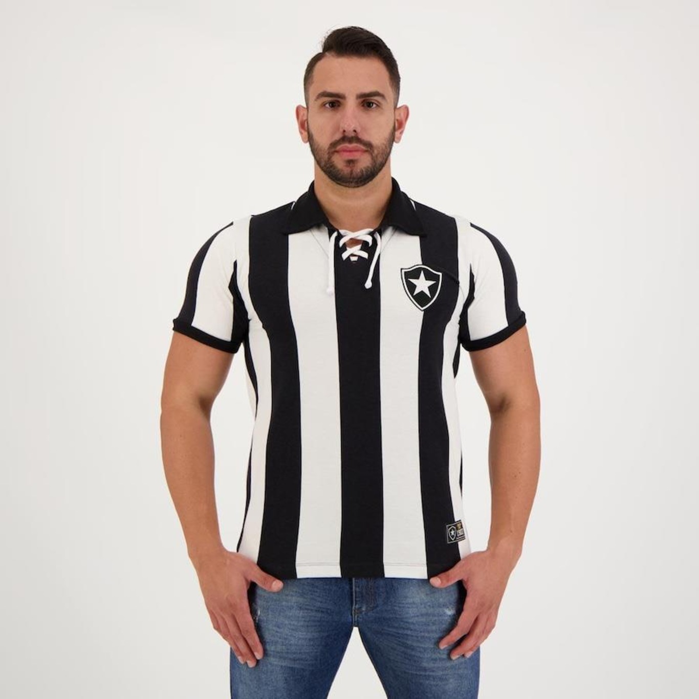 Camisa do Botafogo 1910 Futfanatics + Camisa Botafogo Estonada - Masculina - Foto 4