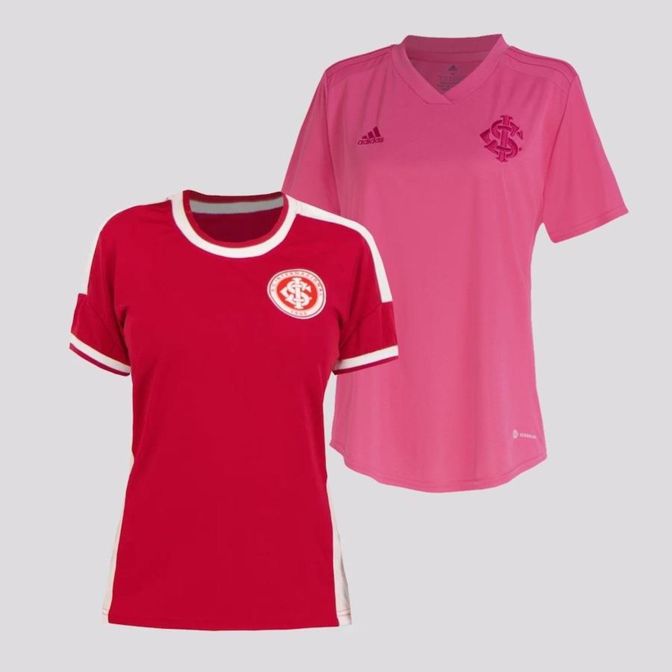 Camisa Internacional Outubro Rosa 21/22 s/n° Torcedor Adidas Feminina