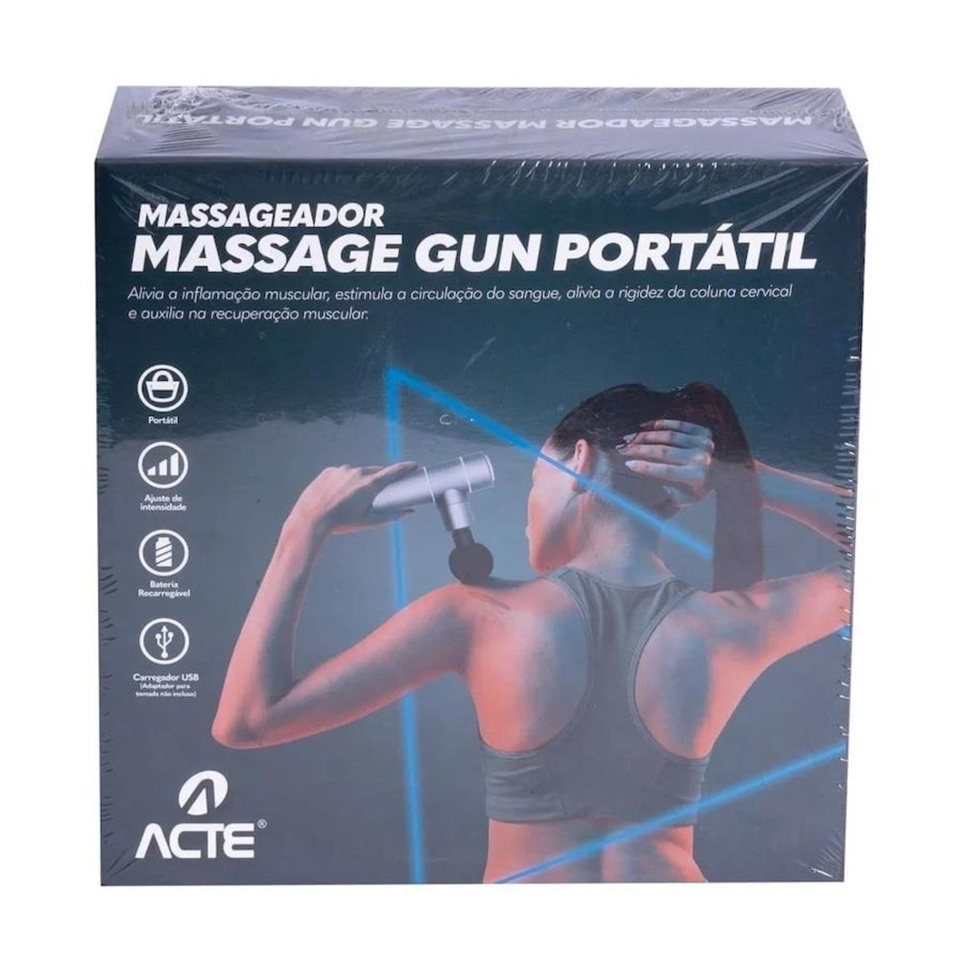 Massageador Acte Sports R32 Massage Gun Portátil - Foto 6