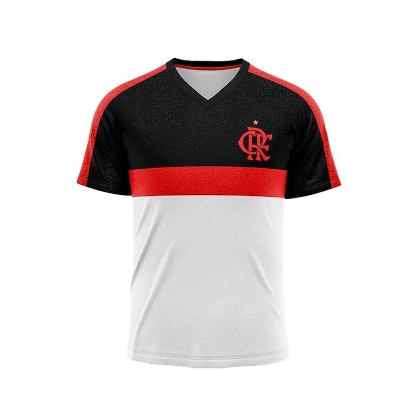 Camisa Flamengo Whip Preta Braziline Infantil - Preto