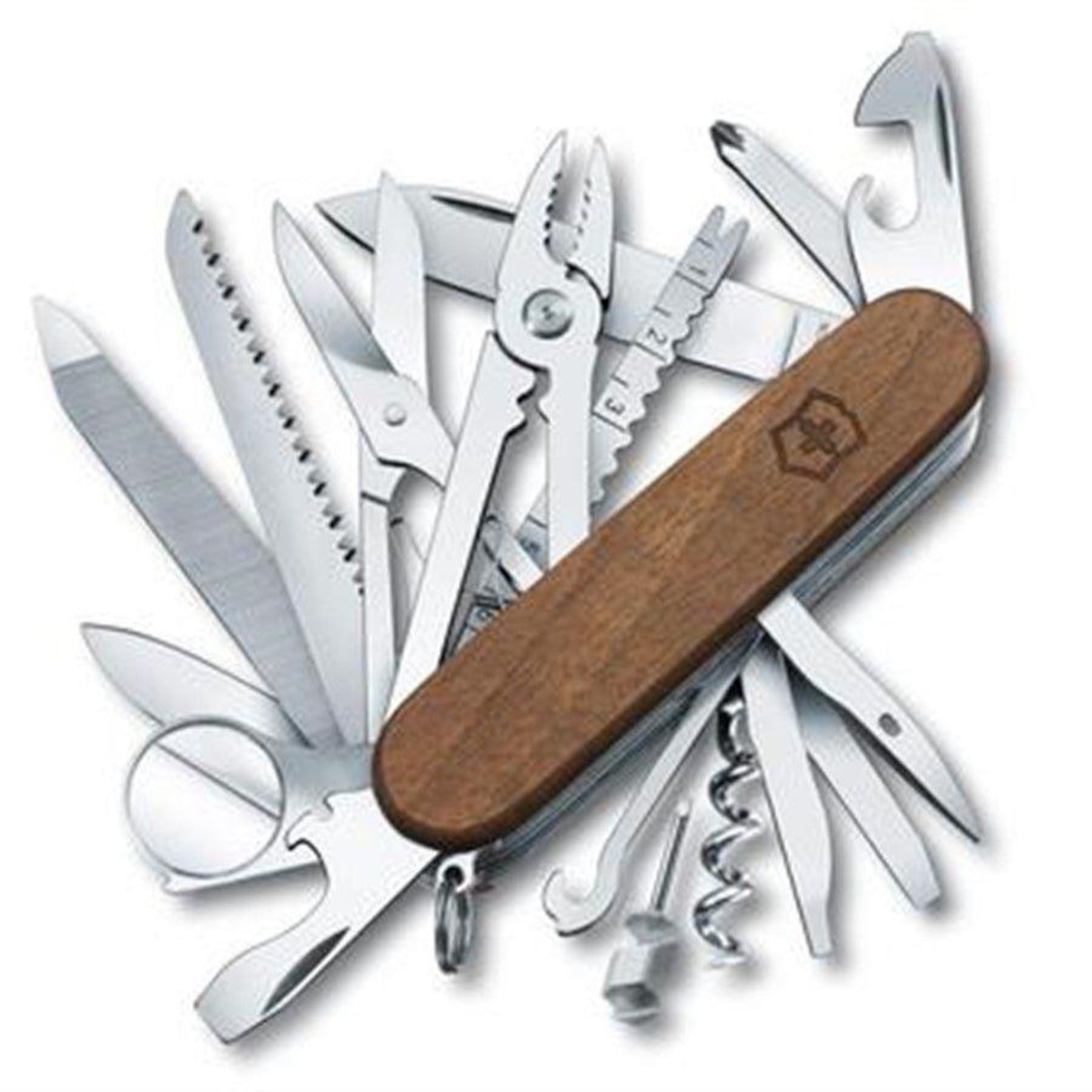 Canivete Victorinox Swiss Champ Wood Nogueira 1.6791.63 - Foto 1