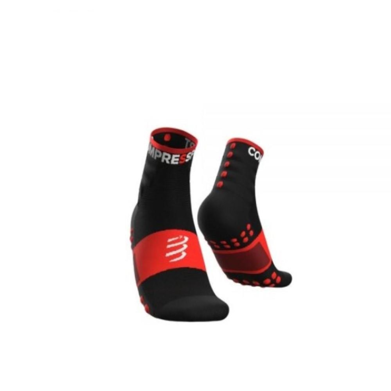 Meia de Compressão para Treinos Compressport V3.0 Training Socks 2-Pack - Unissex - Foto 1