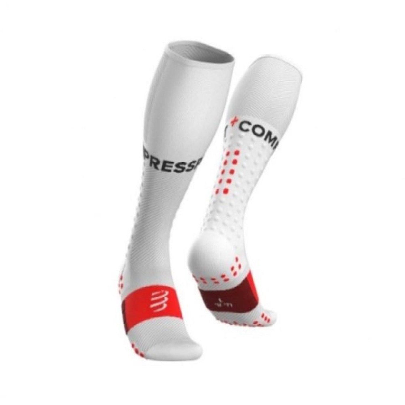 Meia Cano Alto Compressport Full Socks V3,0 Run - Unissex - Foto 1