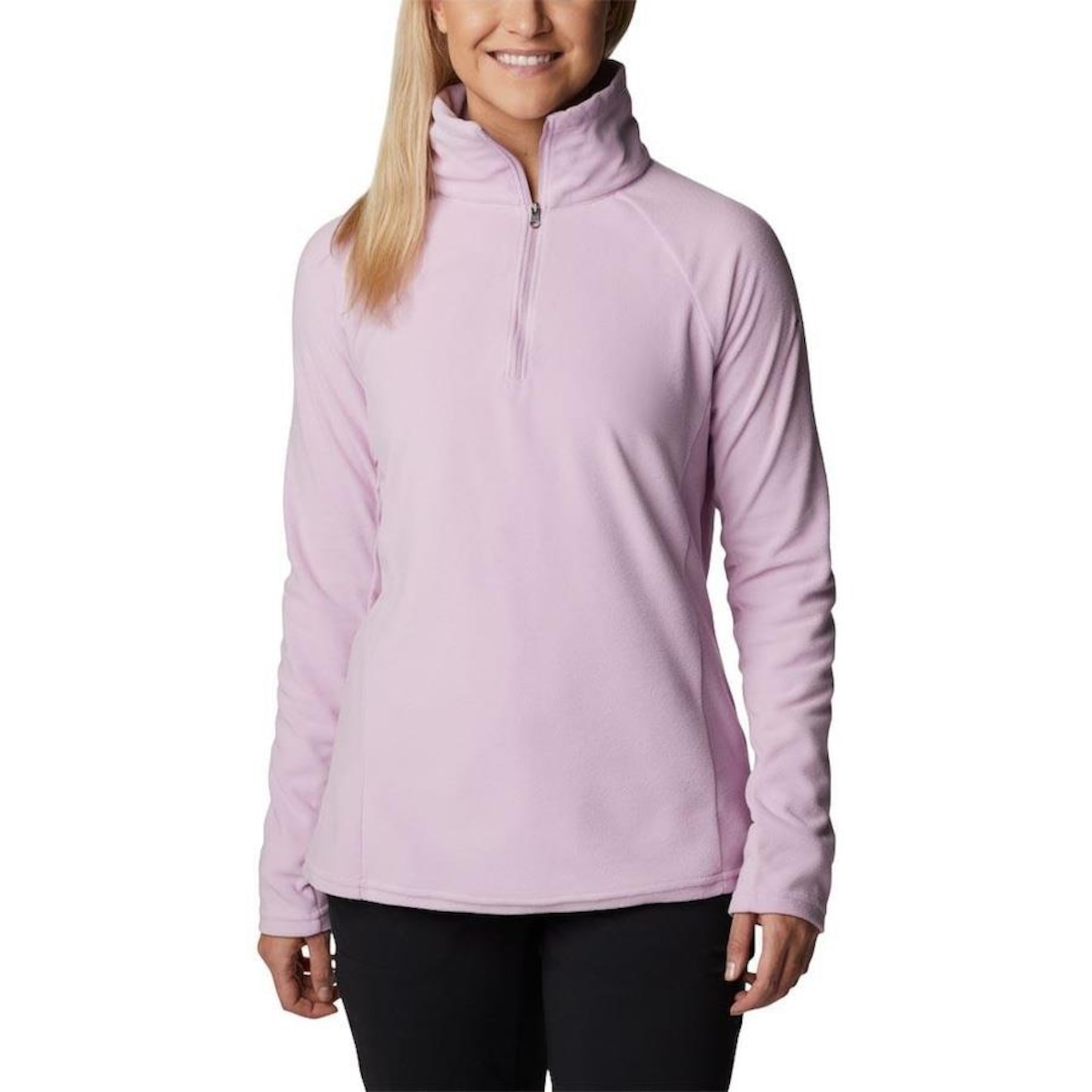 Blusão de Moletom Columbia Glacial 4 Halfzip - Feminino - Foto 1