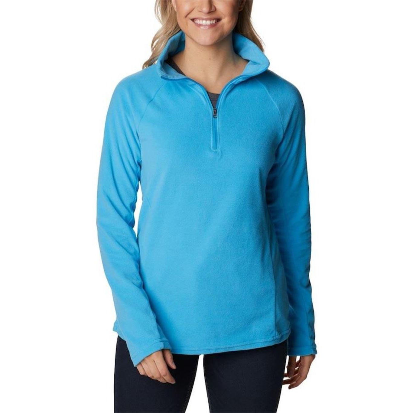 Blusão de Moletom Columbia Glacial 4 Halfzip - Feminino - Foto 1