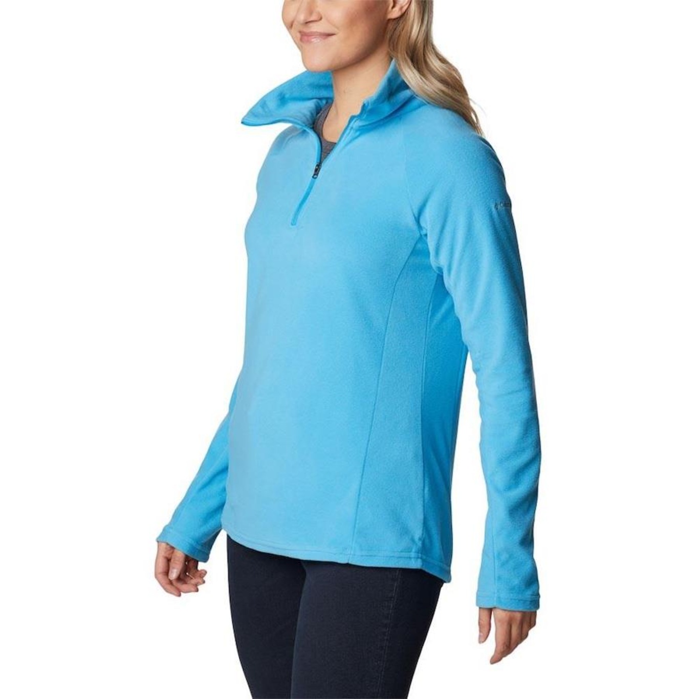 Blusão de Moletom Columbia Glacial 4 Halfzip - Feminino - Foto 2