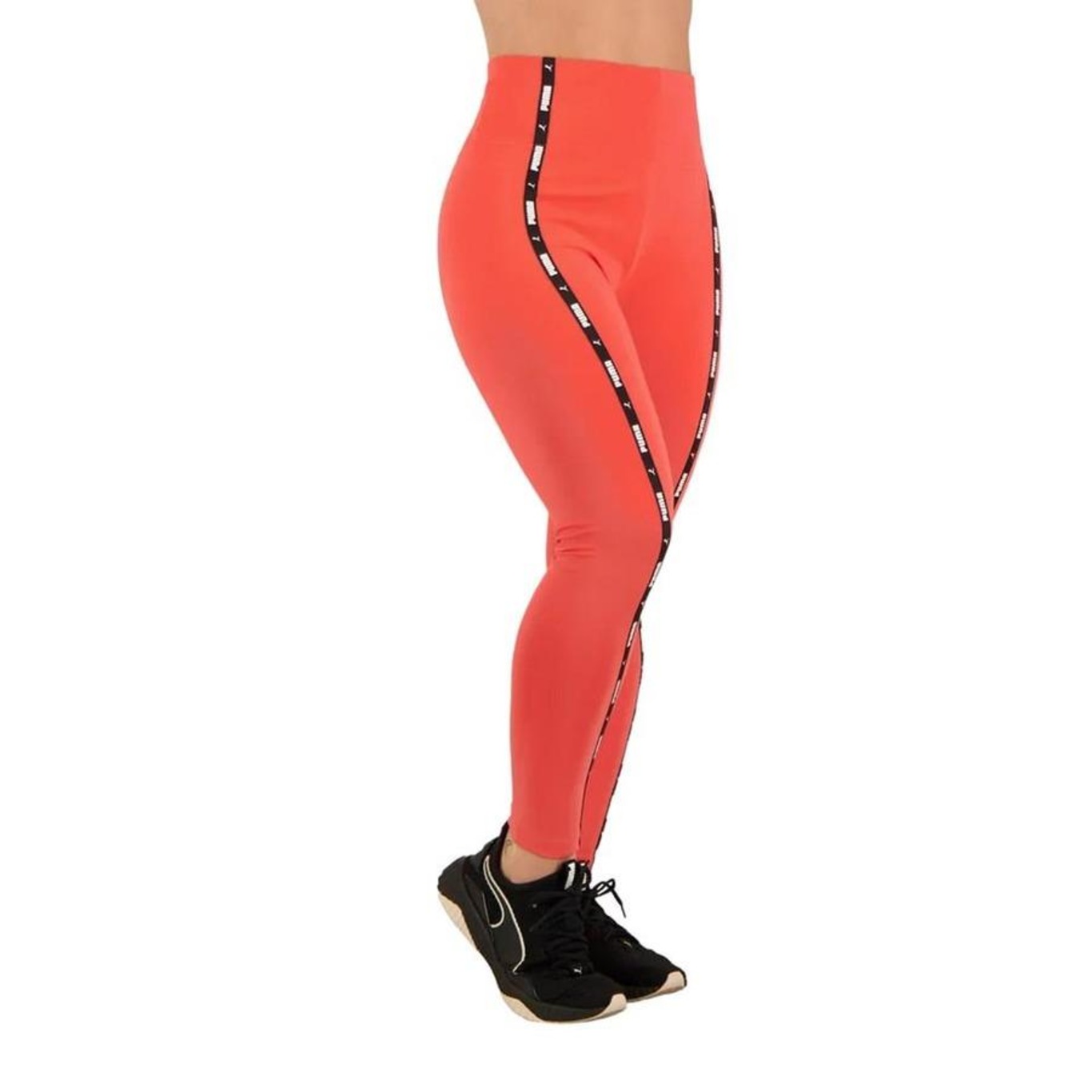 Centauro Calça Tape - Power em | Feminina Highwaist Legging Promoção 7/8 Puma