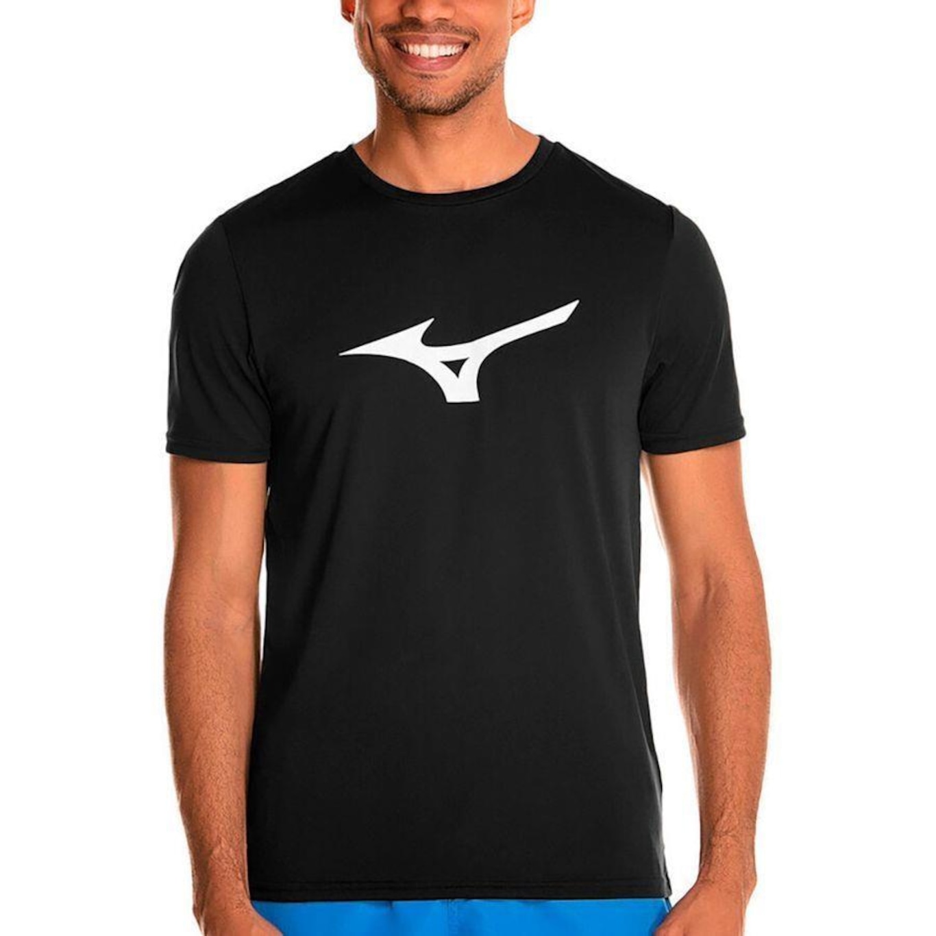 Camiseta Mizuno Run Spark Big Logo - Masculina - Foto 1