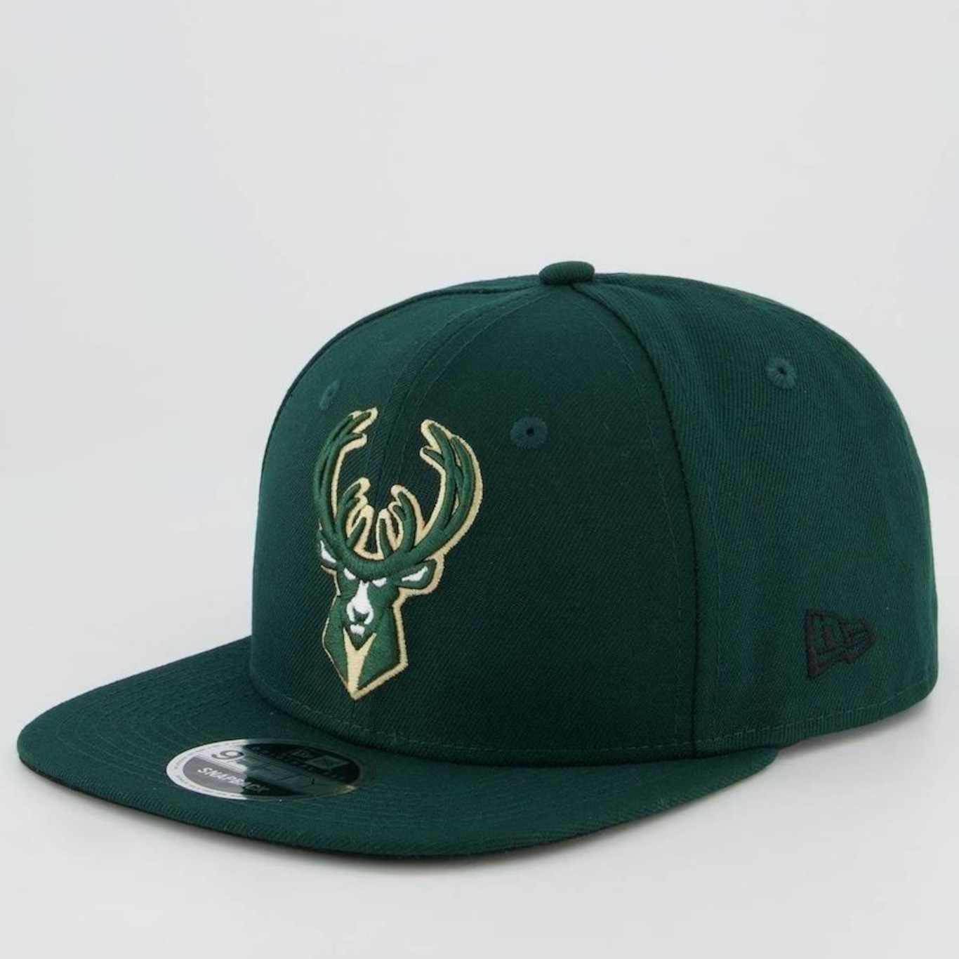 BONÉ ABA RETA NEW ERA NBA MILWAUKEE BUCKS 950 - SNAPBACK - ADULTO - Foto 2