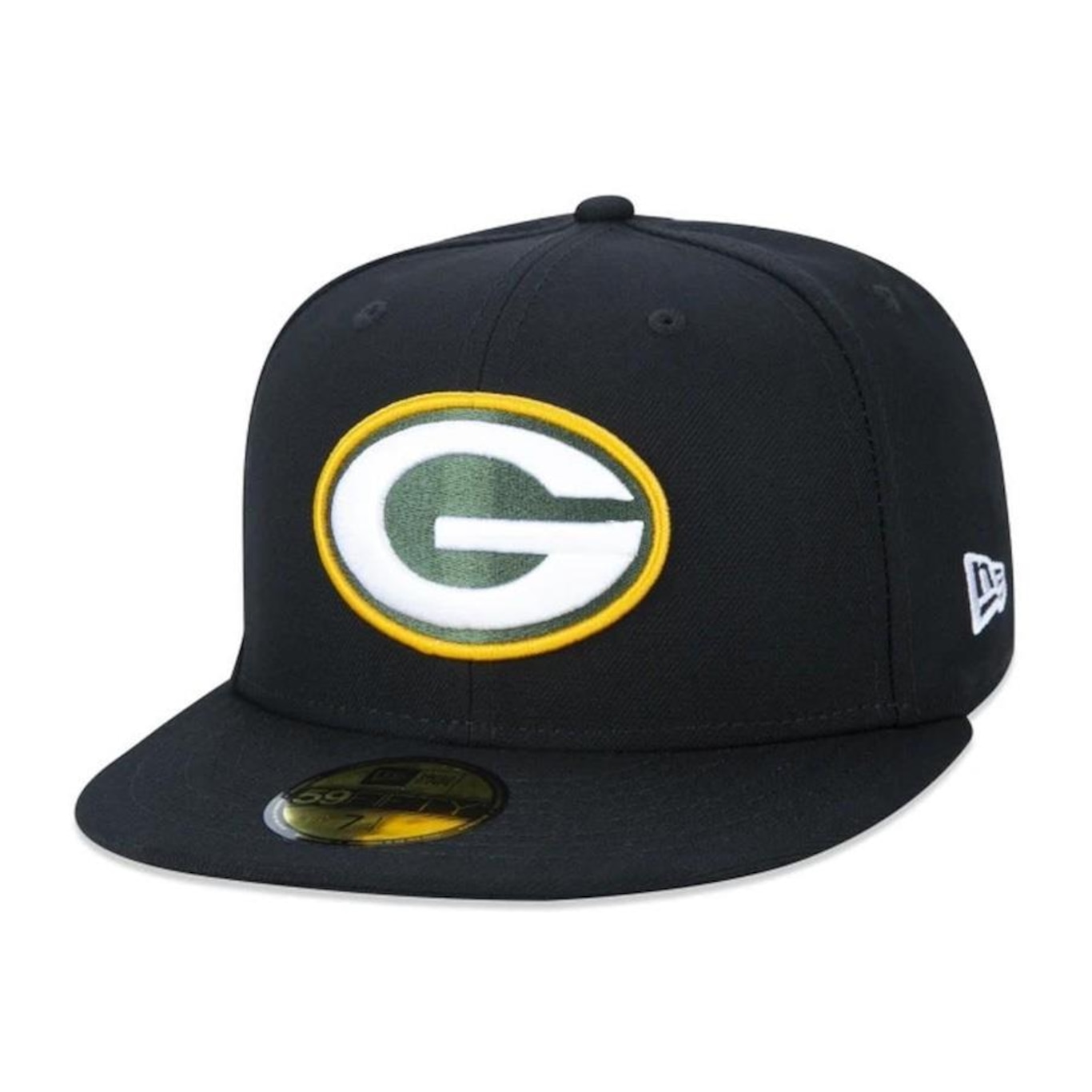 Boné Aba Reta New Era Green Bay Packers 5950 NFL - Fechado - Adulto - Foto 1