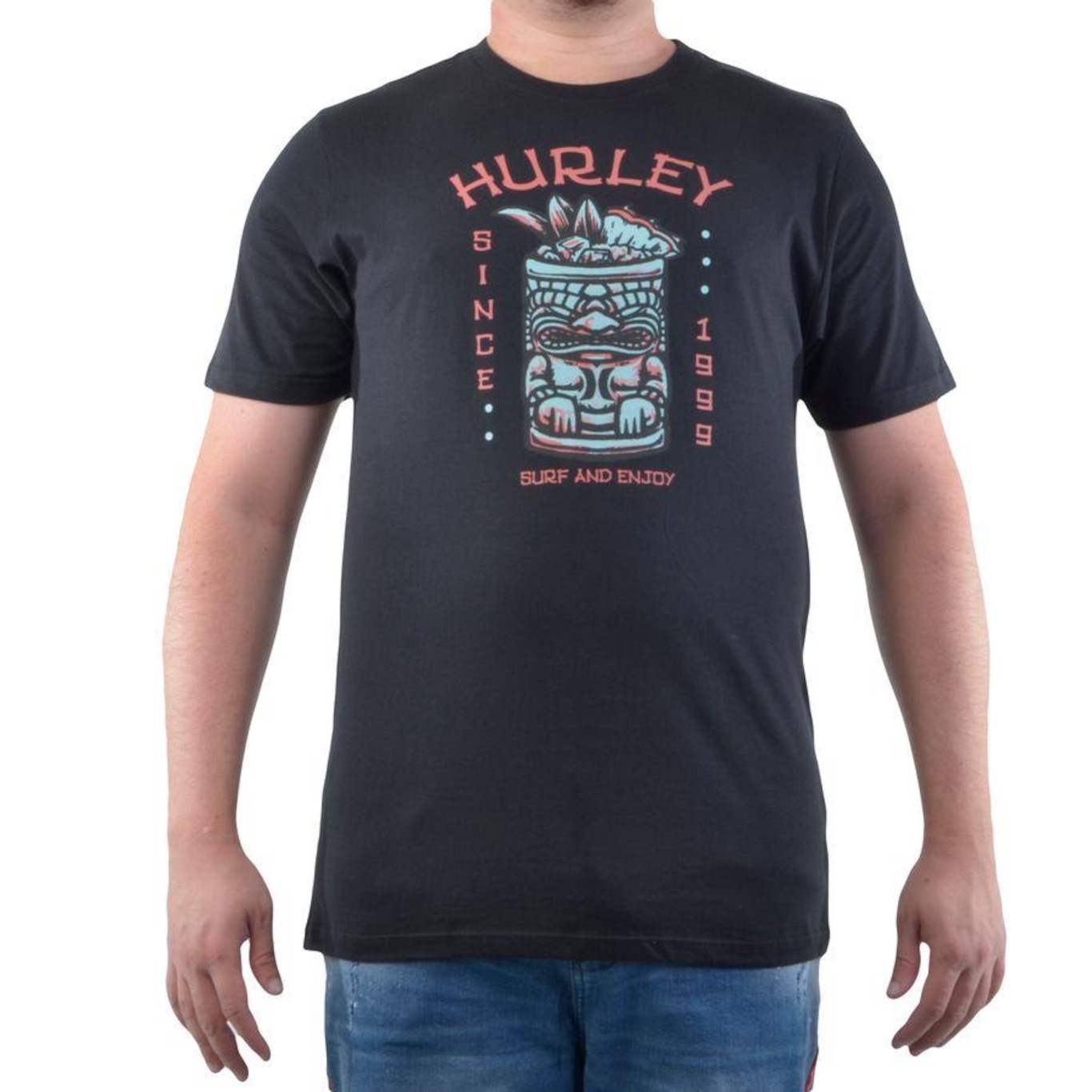 Camiseta Hurley Tiki Drink - Masculina - Foto 1