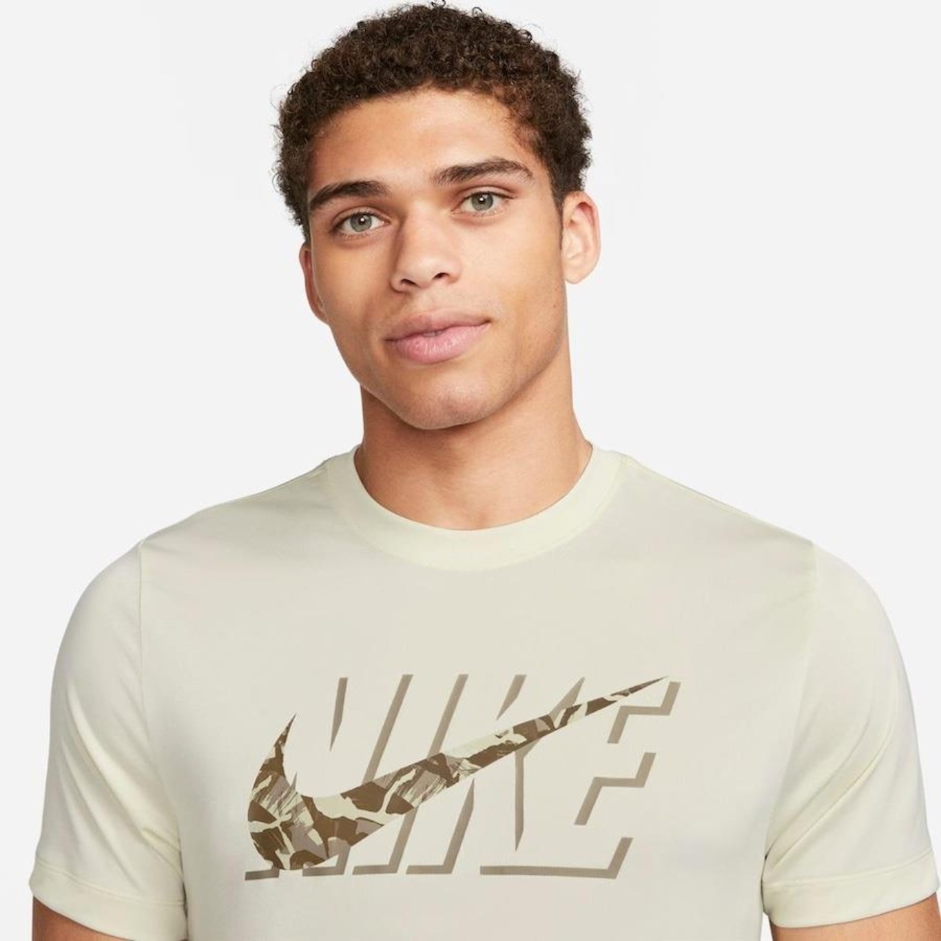 Nike dri fit camo hot sale shirt